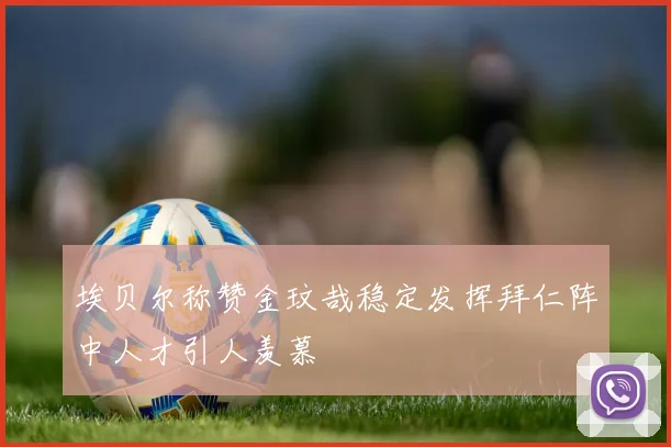 埃贝尔称赞金玟哉稳定发挥拜仁阵中人才引人羡慕